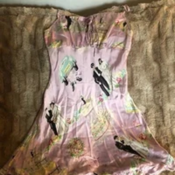 PRICELESS-NICK&NORA Y2k90's 100%SILK WEDDING CHEMISE, EUC, NO FLAWS SZXL - Picture 6 of 11
